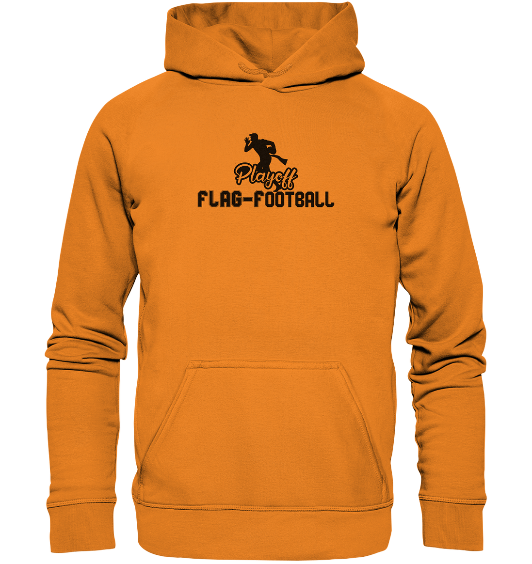 Playoff Flag Football  Men black - Basic Unisex Hoodie