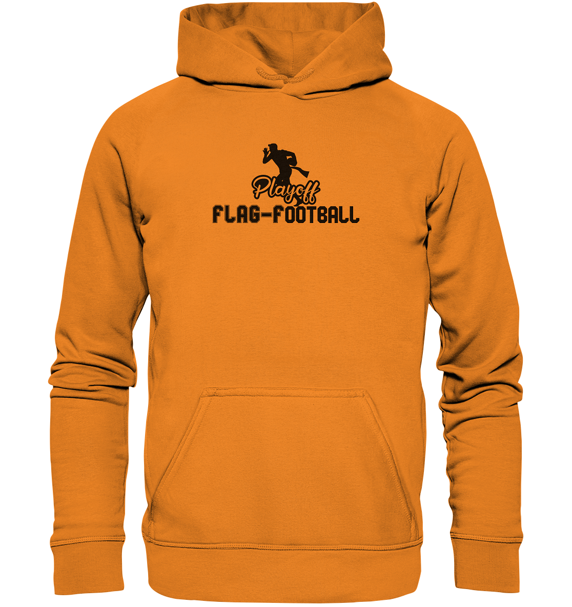 Playoff Flag Football  Men black - Basic Unisex Hoodie