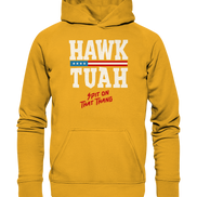 Hawk Tuah White - Basic Unisex Hoodie