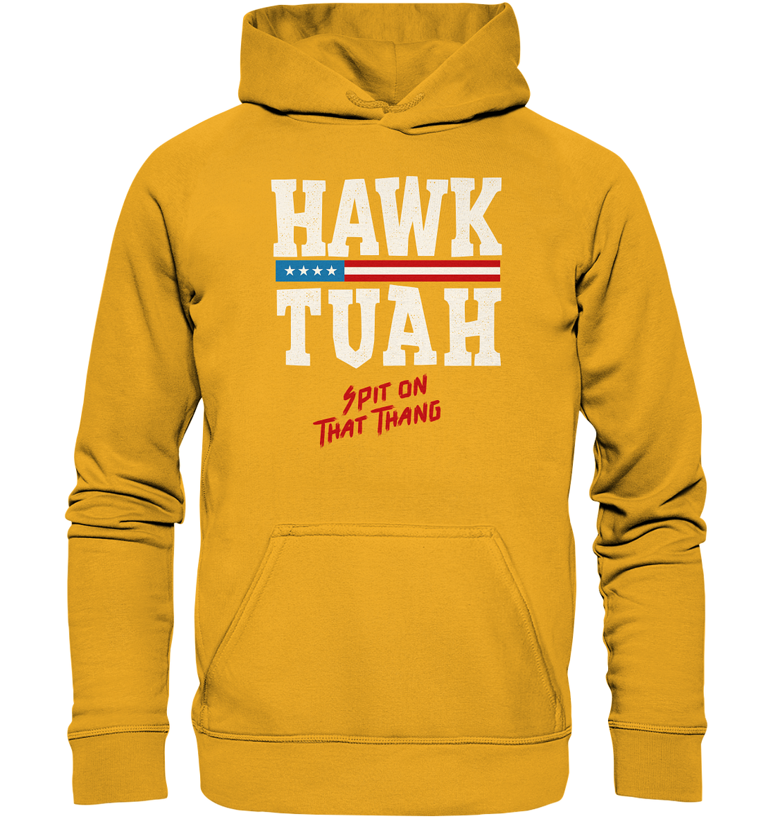 Hawk Tuah White - Basic Unisex Hoodie
