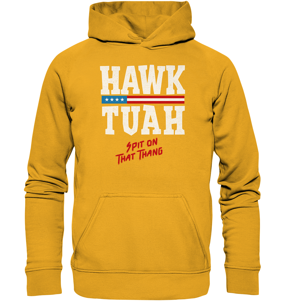Hawk Tuah White - Basic Unisex Hoodie