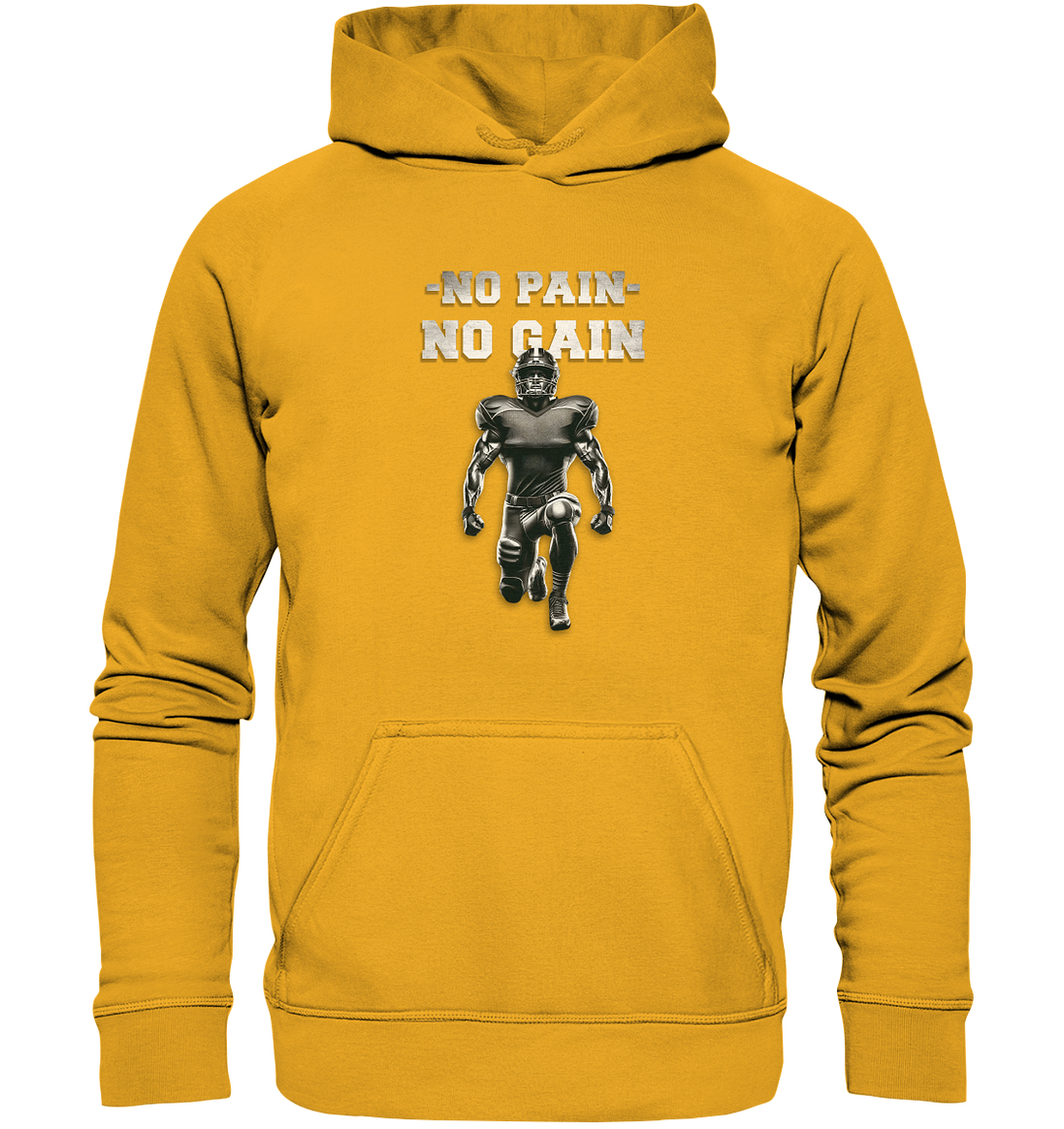 No Pain No Gain Metal - Basic Unisex Hoodie