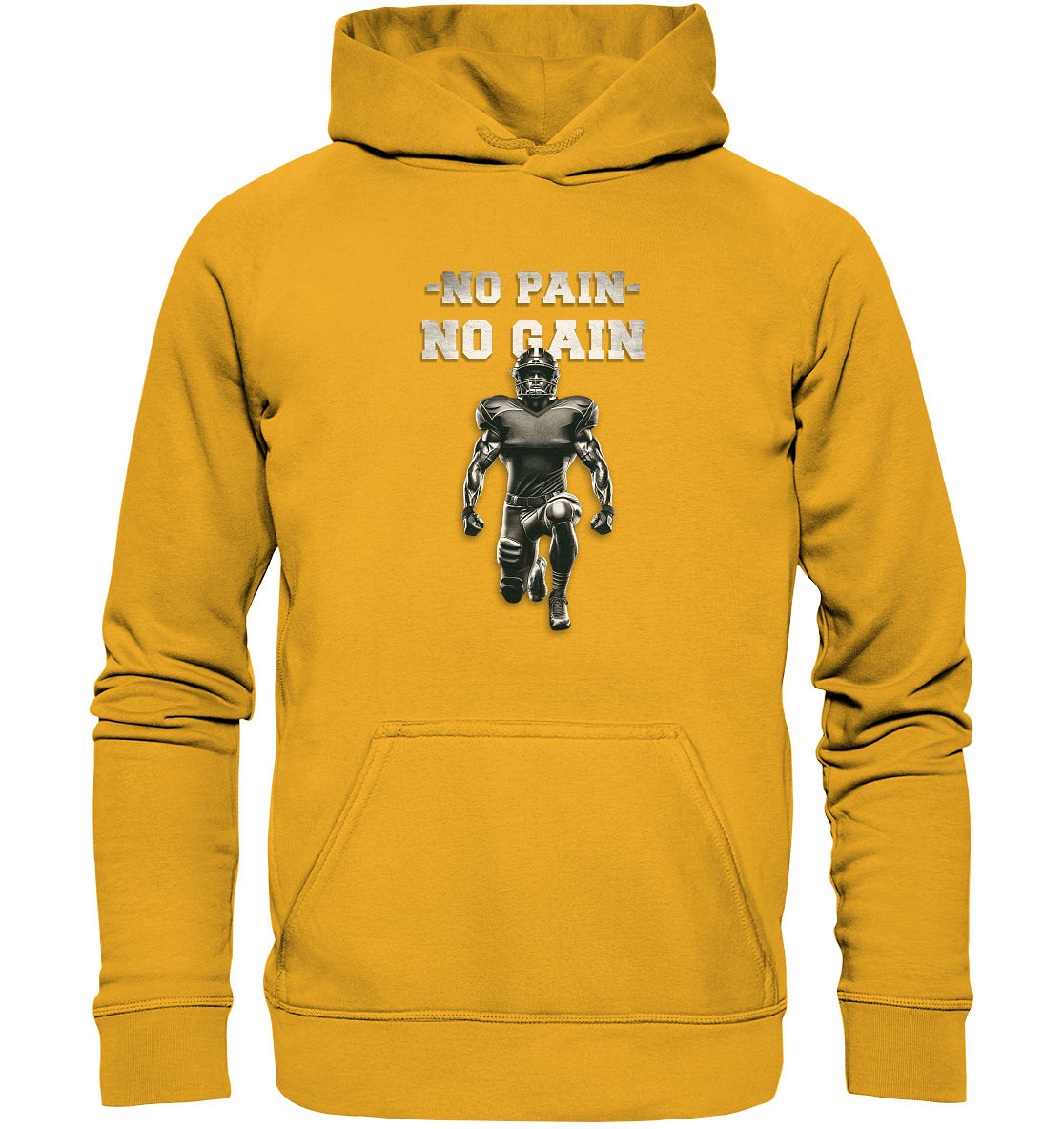 No Pain No Gain Metal - Basic Unisex Hoodie