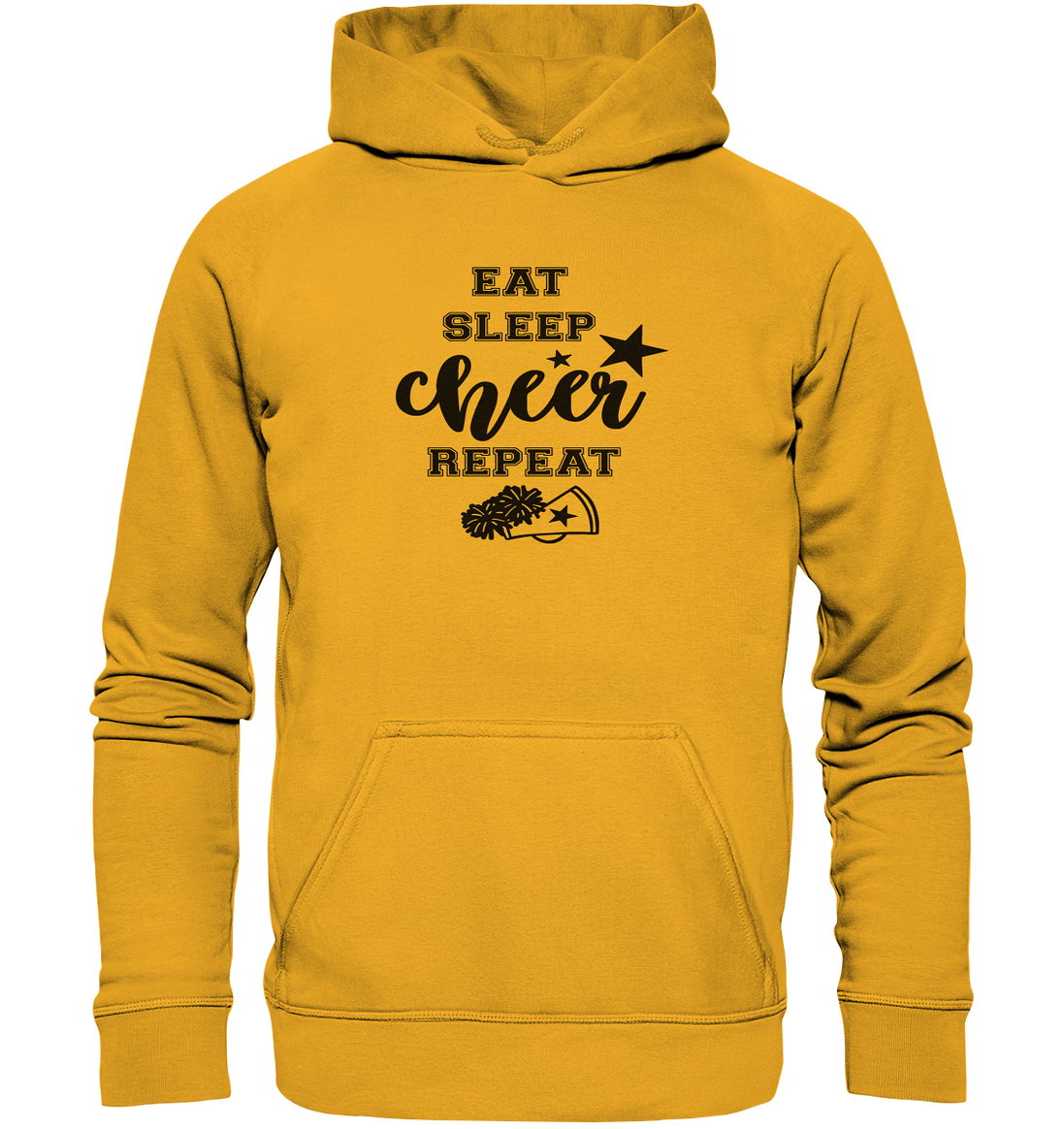Eat Sleep Cheer Repeat - Basic Unisex Hoodie