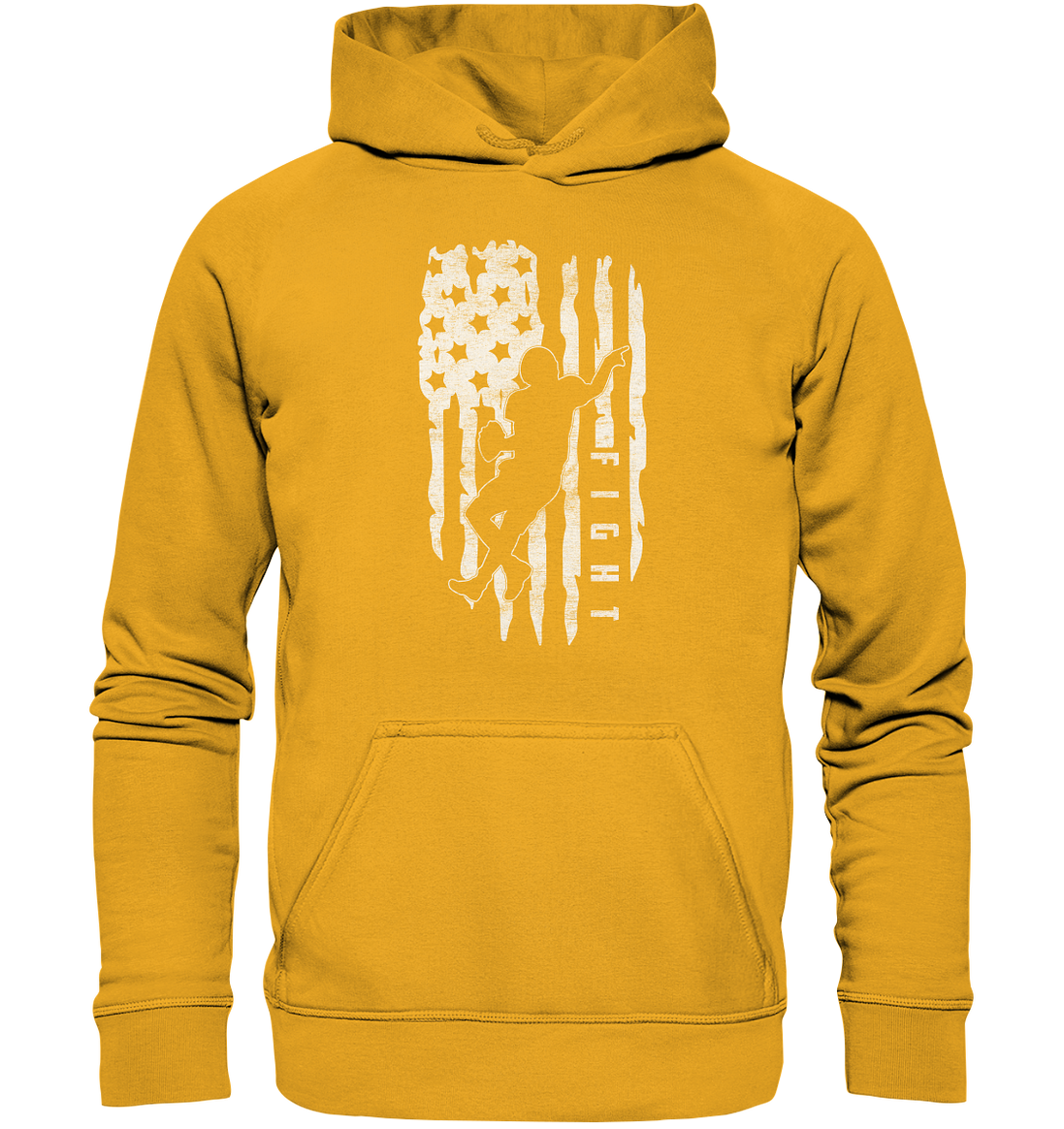 USA Flag Fight - Basic Unisex Hoodie