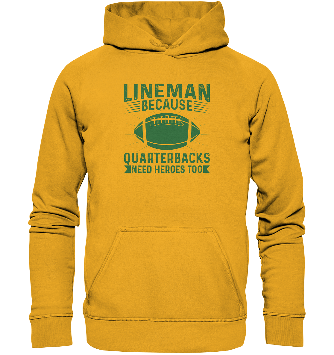 Lineman Heroes Green - Basic Unisex Hoodie