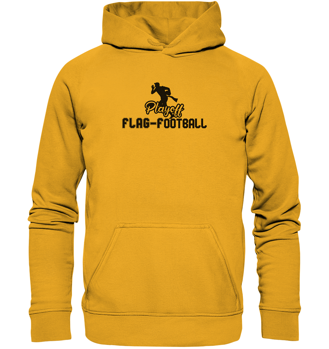 Playoff Flag Football  Men black - Basic Unisex Hoodie