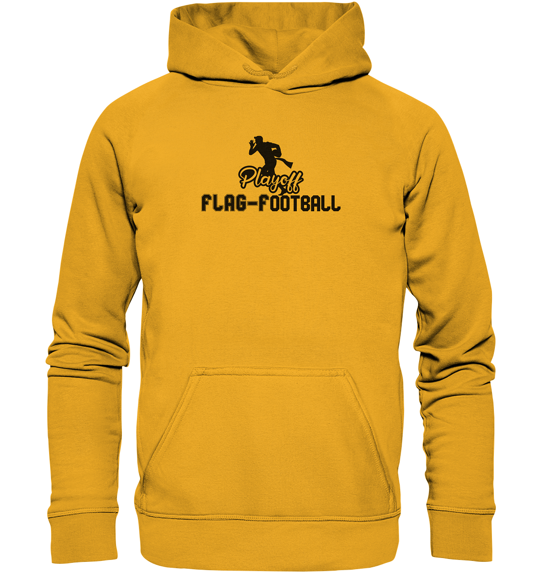 Playoff Flag Football  Men black - Basic Unisex Hoodie