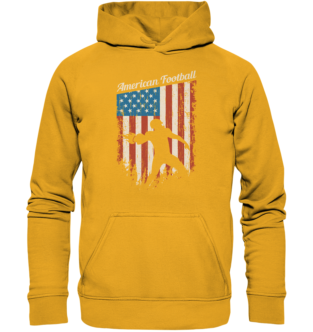 American Football Banner - Basic Unisex Hoodie