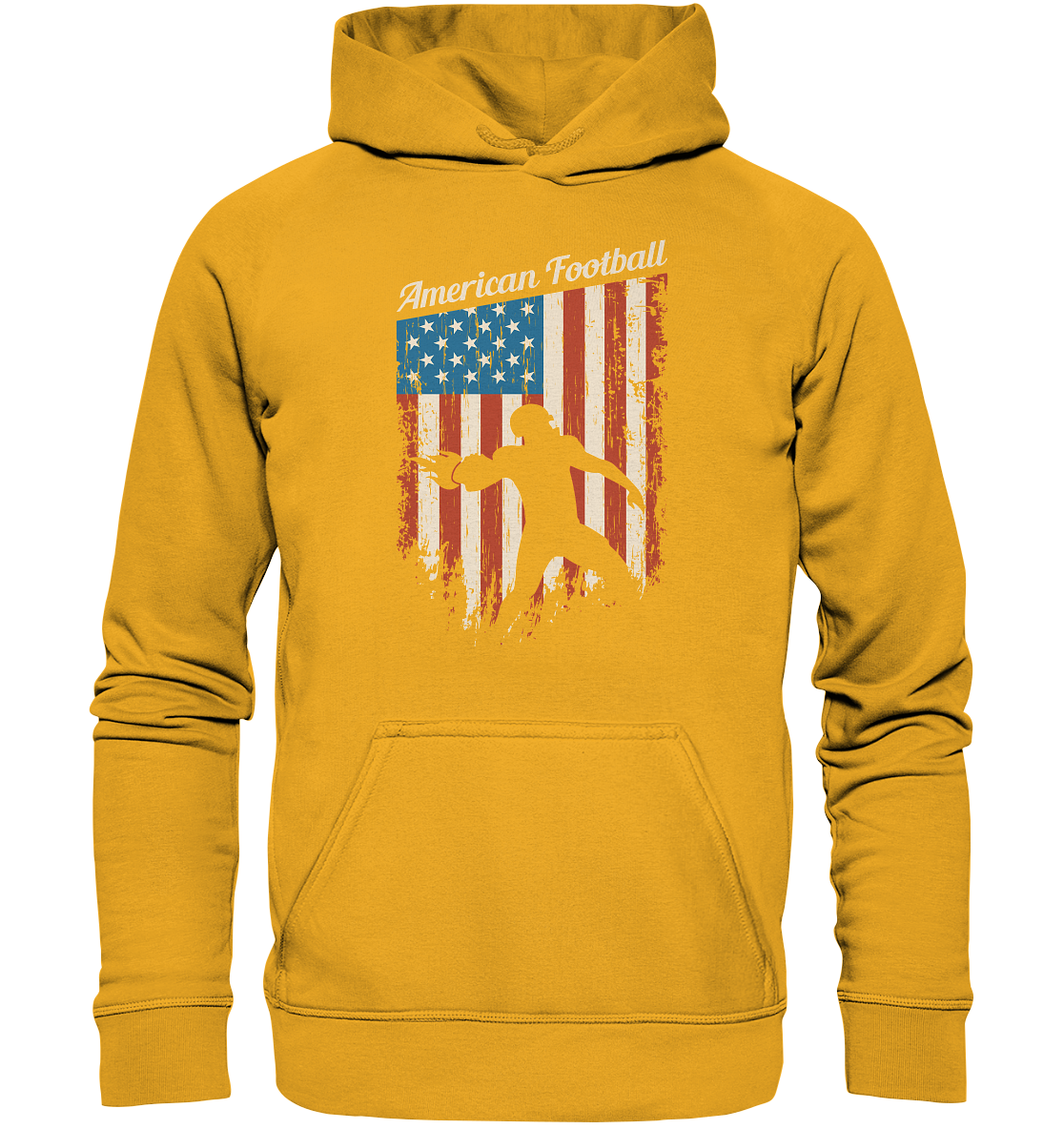 American Football Banner - Basic Unisex Hoodie