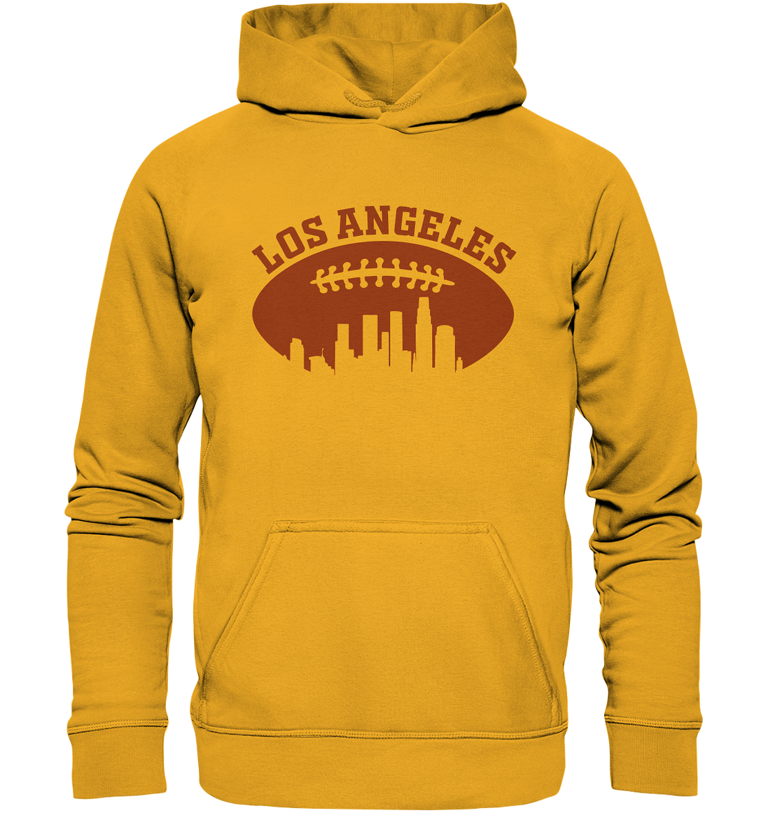 Los Angeles Football Silhouette - Basic Unisex Hoodie