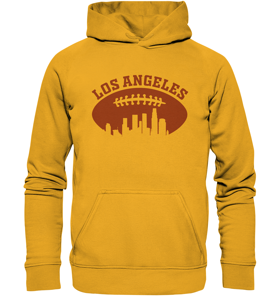 Los Angeles Football Silhouette - Basic Unisex Hoodie
