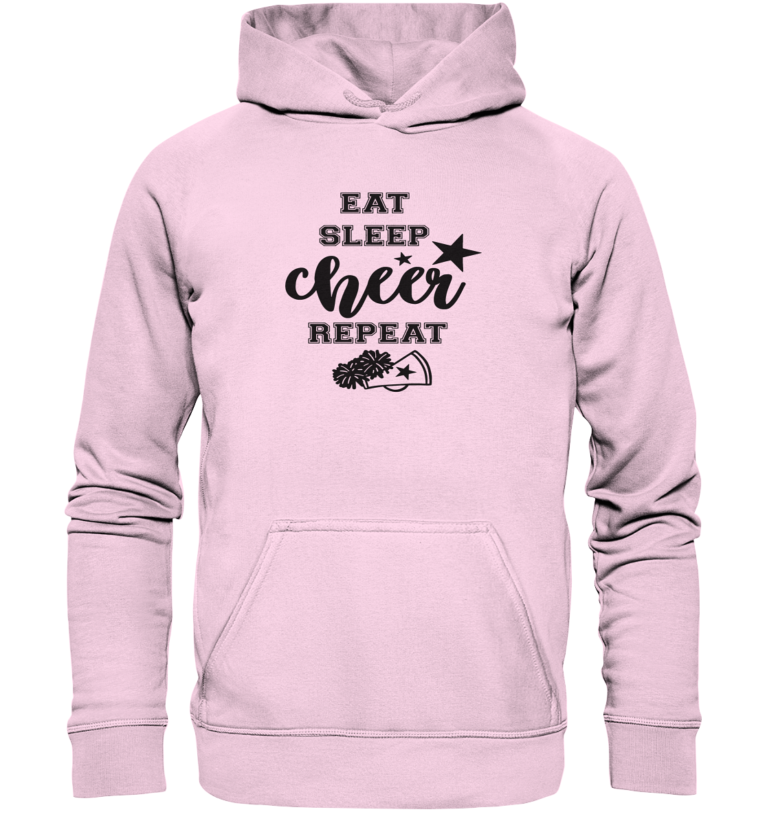 Eat Sleep Cheer Repeat - Basic Unisex Hoodie