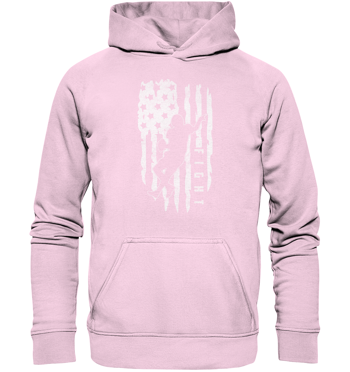 USA Flag Fight - Basic Unisex Hoodie