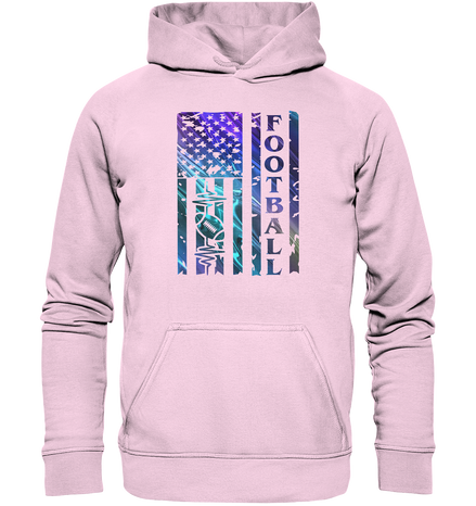 USA Football Flag  - Basic Unisex Hoodie