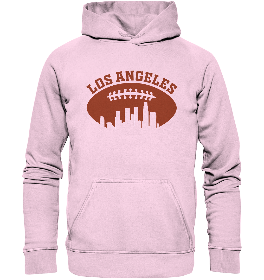 Los Angeles Football Silhouette - Basic Unisex Hoodie