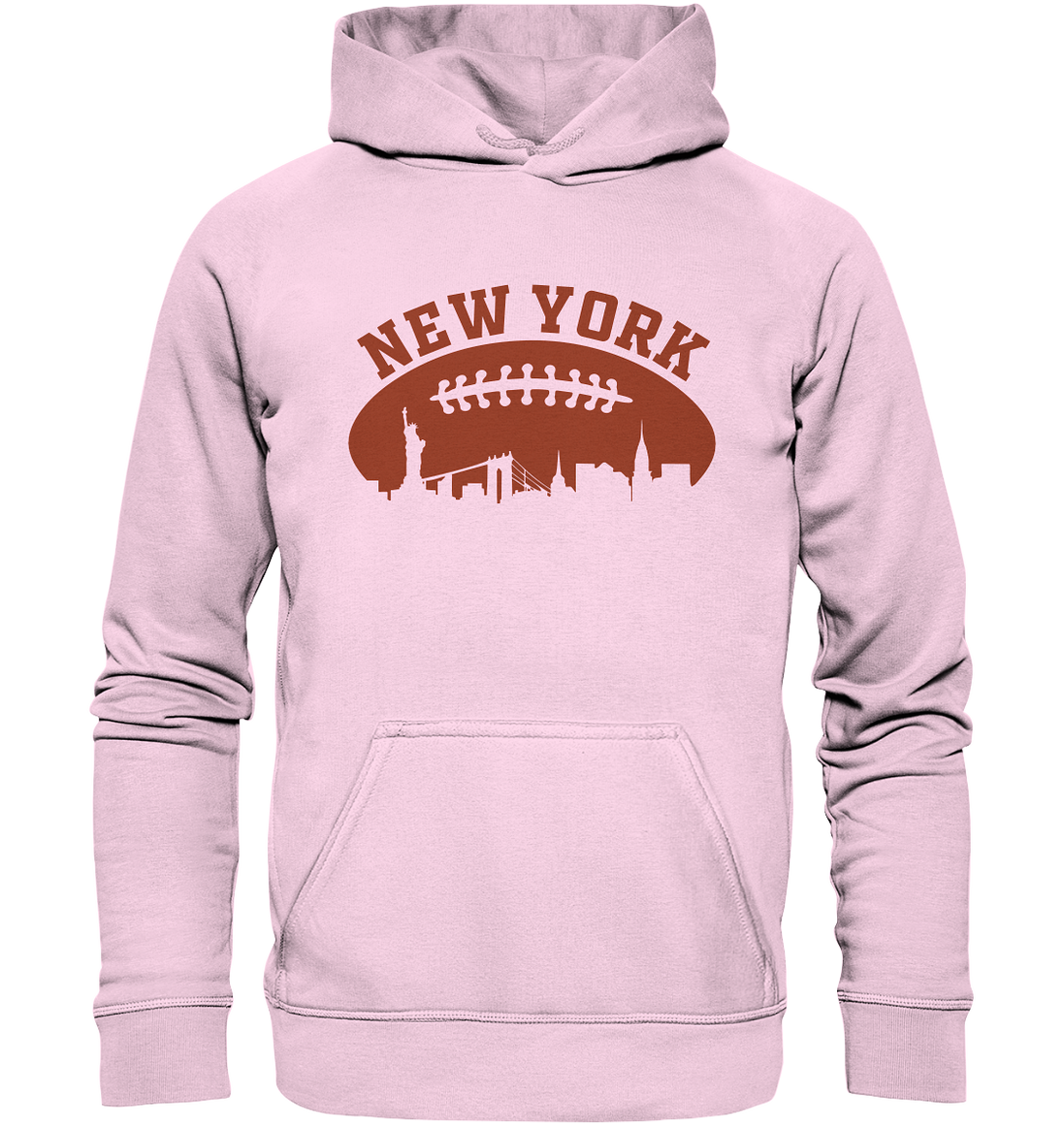 New York Football Silhoutte  - Basic Unisex Hoodie