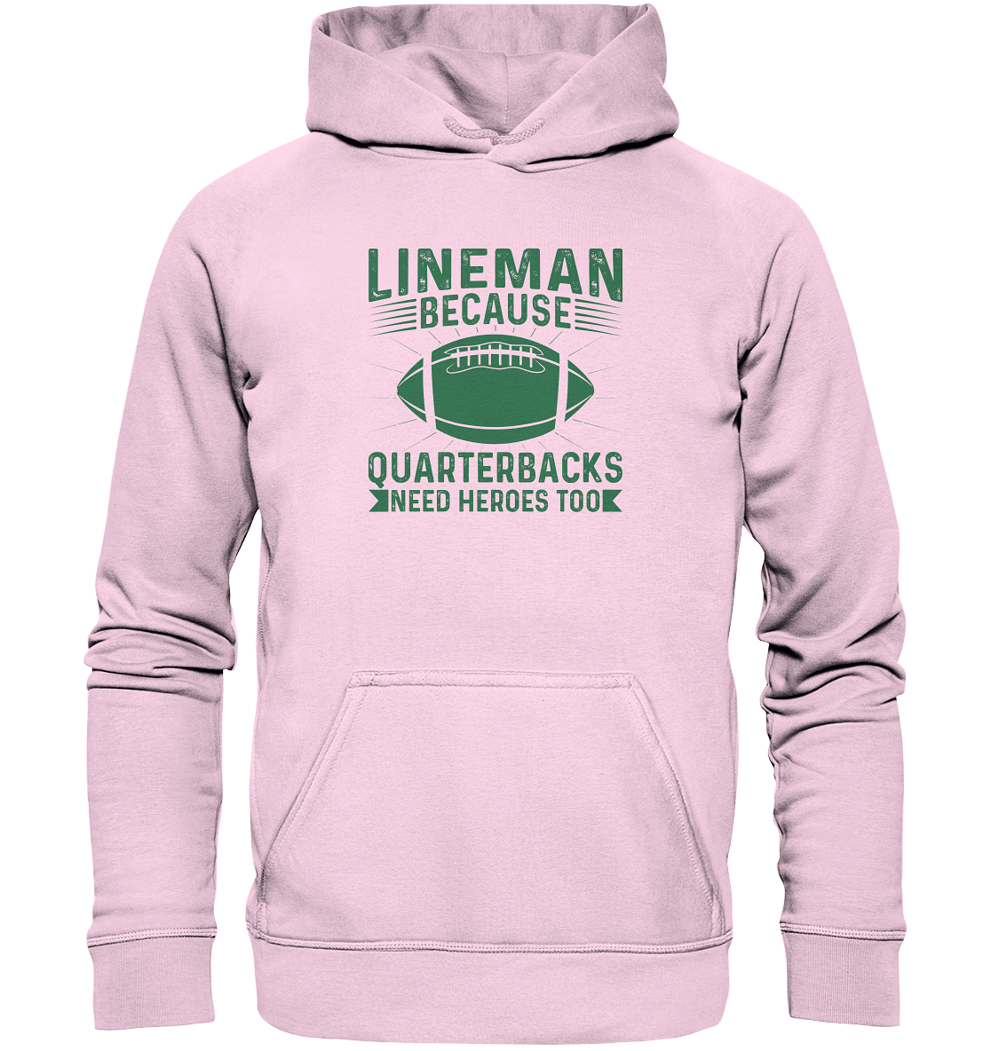 Lineman Heroes Green - Basic Unisex Hoodie