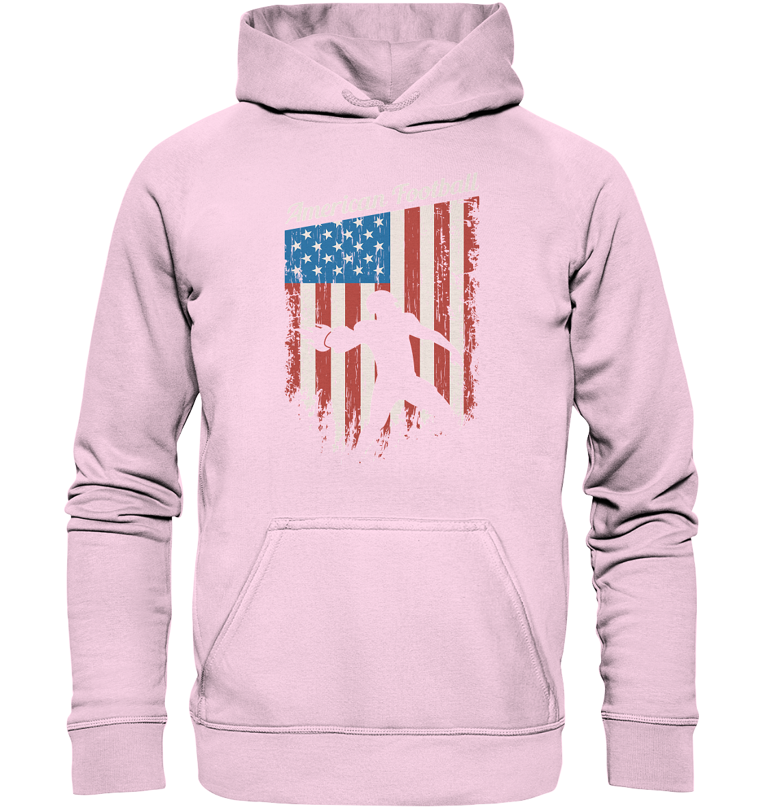 American Football Banner - Basic Unisex Hoodie