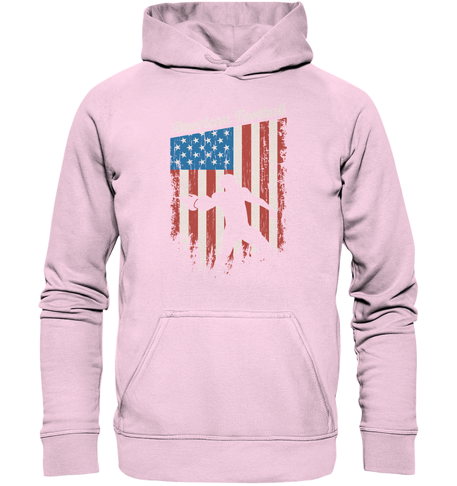 American Football Banner - Basic Unisex Hoodie