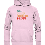 Eat Sleep Football Repeat - Basic Unisex Hoodie