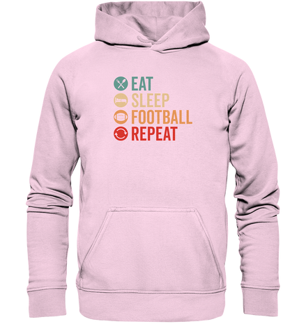 Eat Sleep Football Repeat - Basic Unisex Hoodie