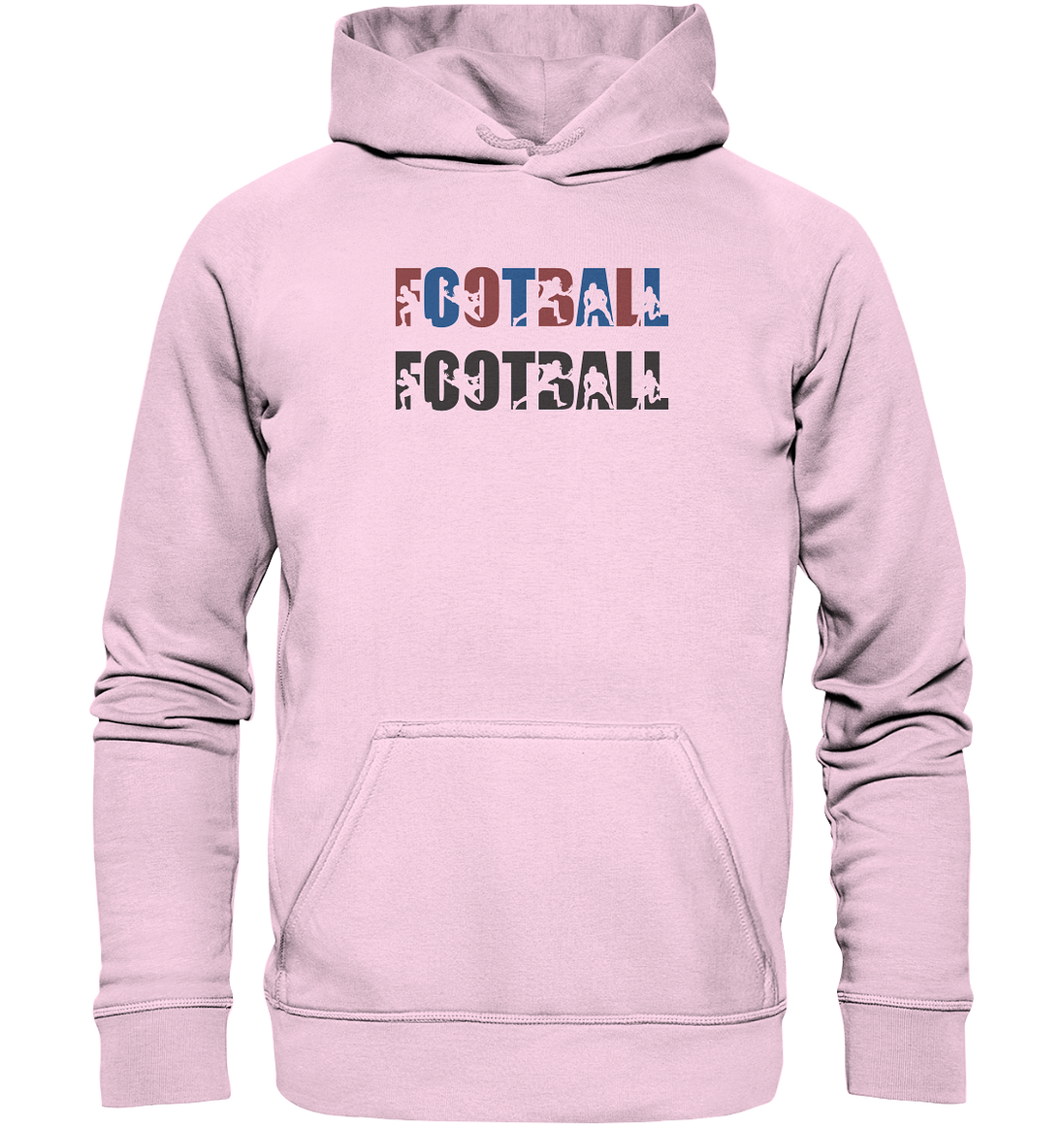 Football Silhouette - Basic Unisex Hoodie