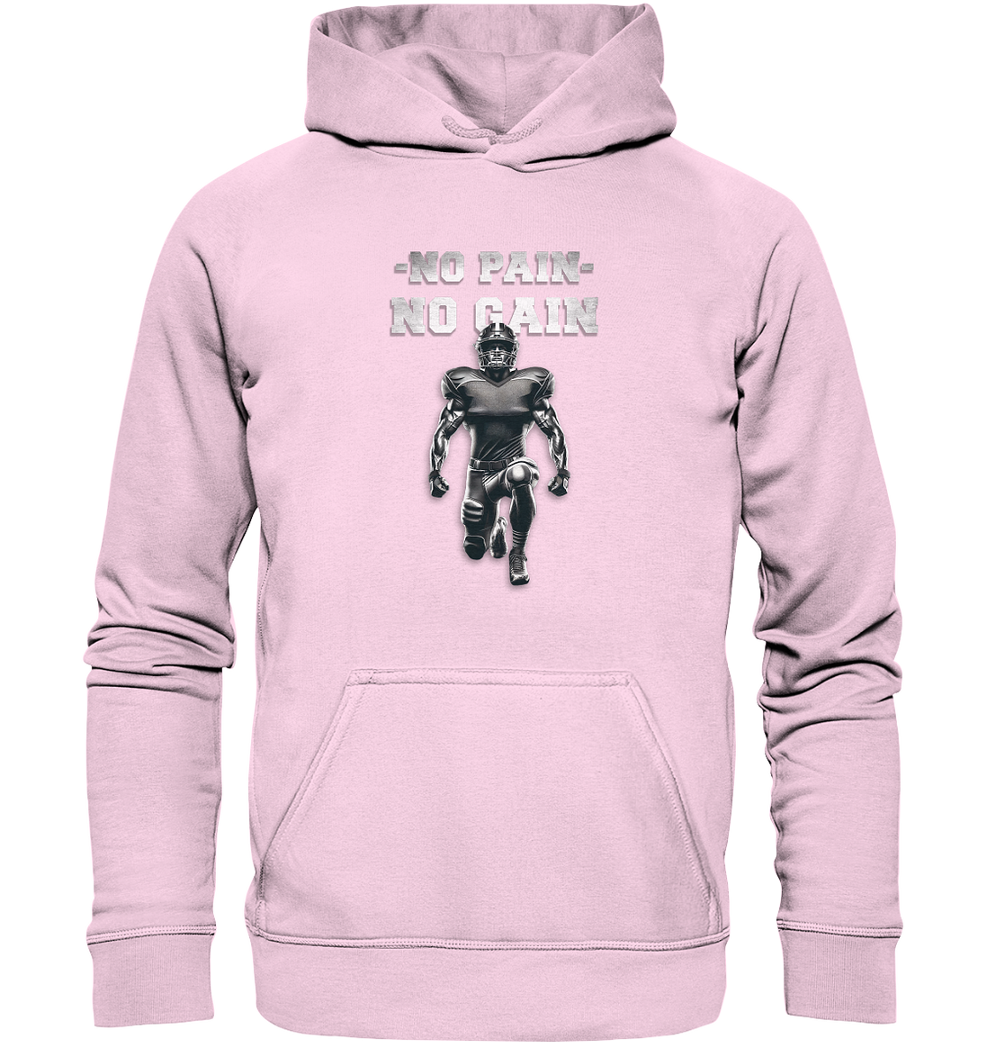 No Pain No Gain Metal - Basic Unisex Hoodie