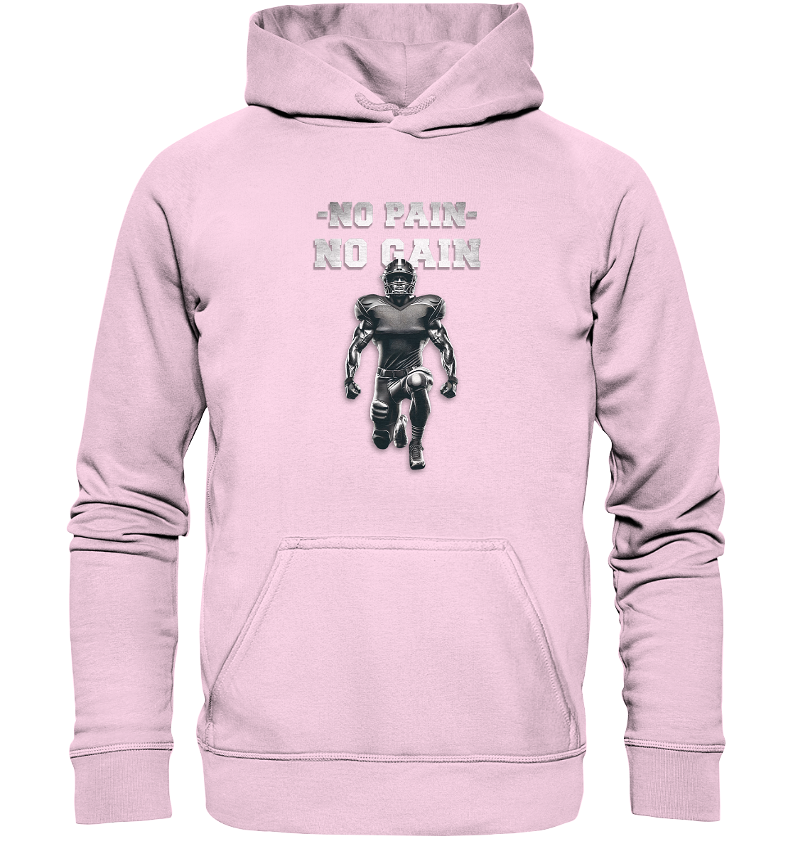 No Pain No Gain Metal - Basic Unisex Hoodie