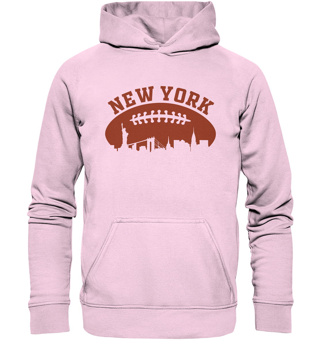 New York Football Silhoutte  - Basic Unisex Hoodie
