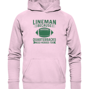 Lineman Heroes Green - Basic Unisex Hoodie
