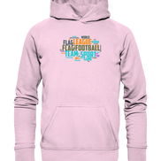 Flag Football Word Bubble - Basic Unisex Hoodie