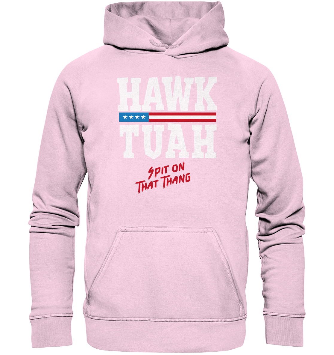 Hawk Tuah White - Basic Unisex Hoodie