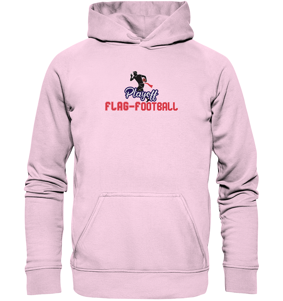 Playoff Flag Football  Men red - Basic Unisex Hoodie
