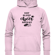 Eat Sleep Cheer Repeat - Basic Unisex Hoodie