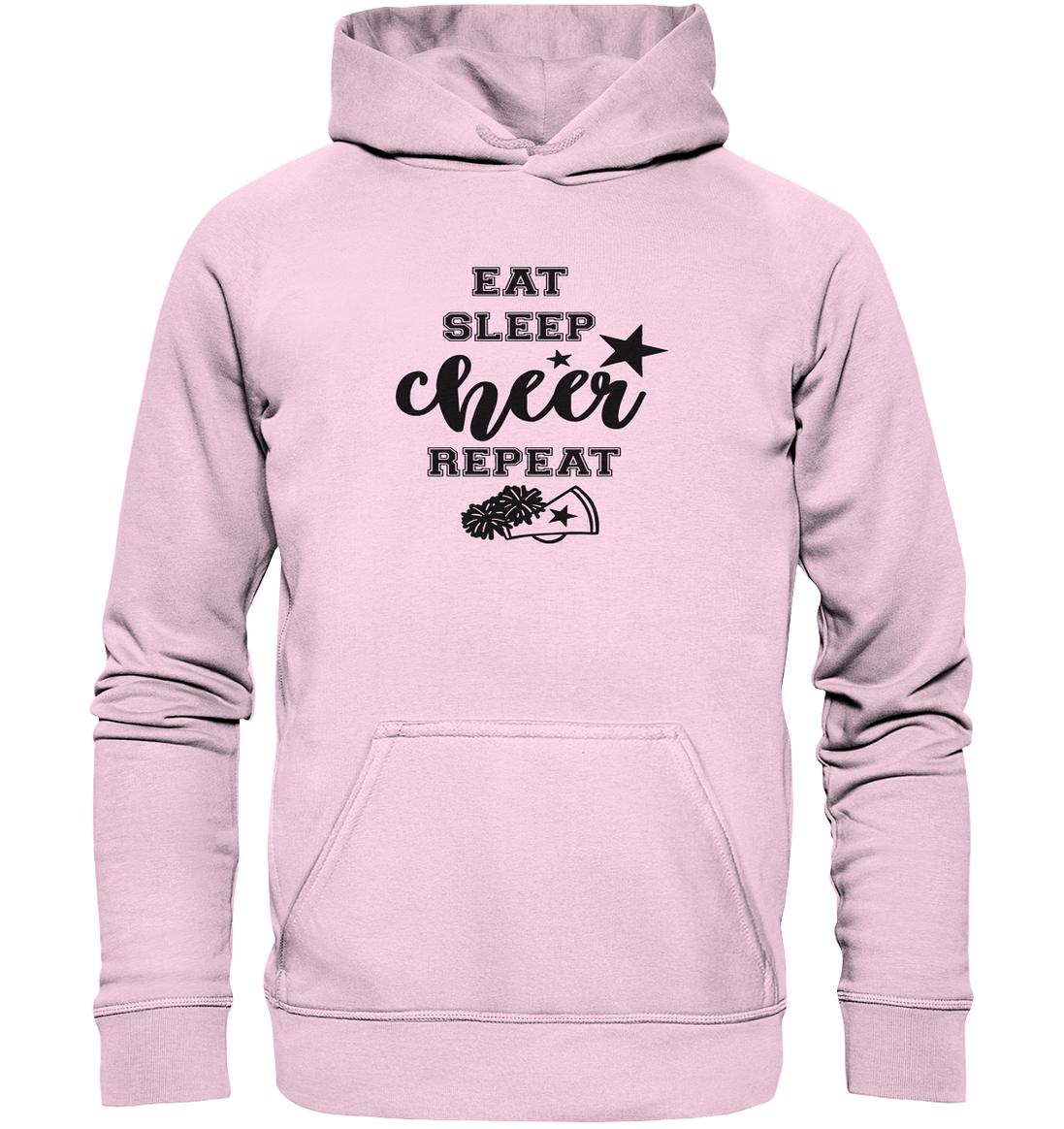 Eat Sleep Cheer Repeat - Basic Unisex Hoodie
