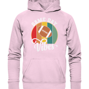 Game Day Vibes White - Basic Unisex Hoodie