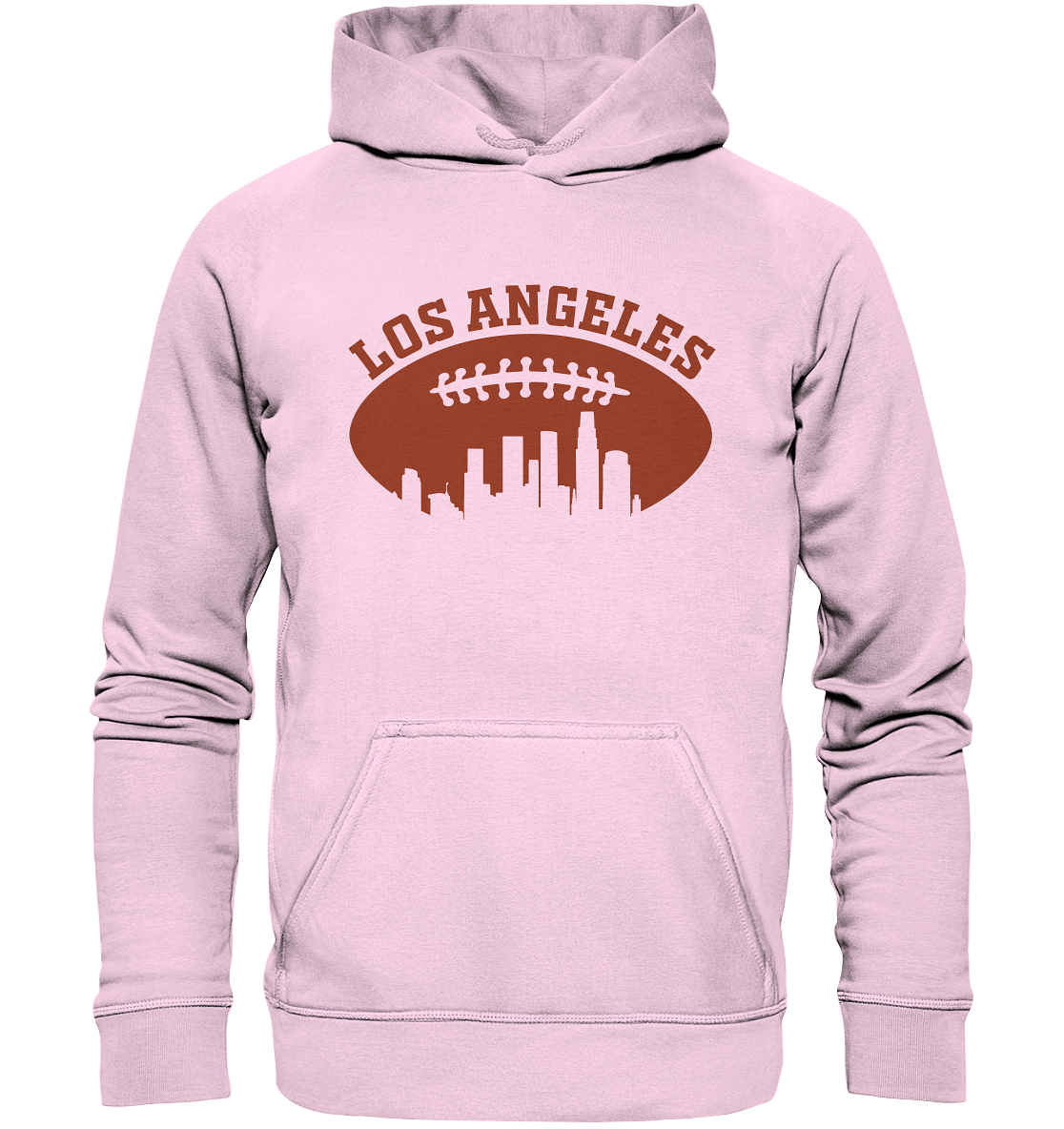 Los Angeles Football Silhouette - Basic Unisex Hoodie