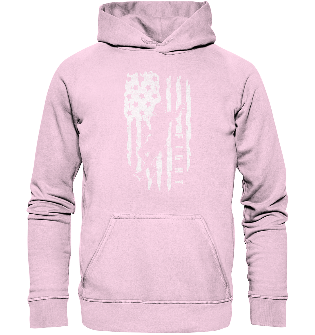 USA Flag Fight - Basic Unisex Hoodie