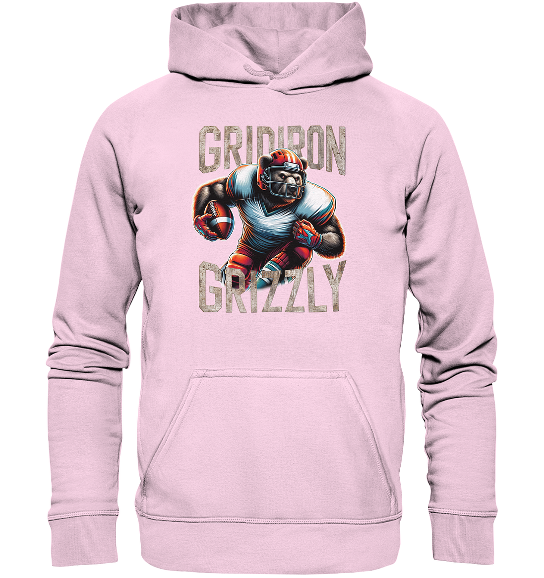 Gridiron Grizzly - Basic Unisex Hoodie