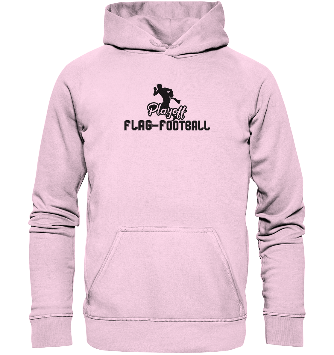 Playoff Flag Football  Men black - Basic Unisex Hoodie