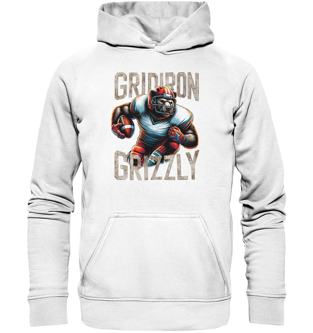 Gridiron Grizzly - Basic Unisex Hoodie
