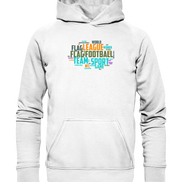 Flag Football Word Bubble - Basic Unisex Hoodie
