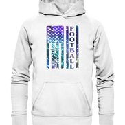 USA Football Flag - Basic Unisex Hoodie