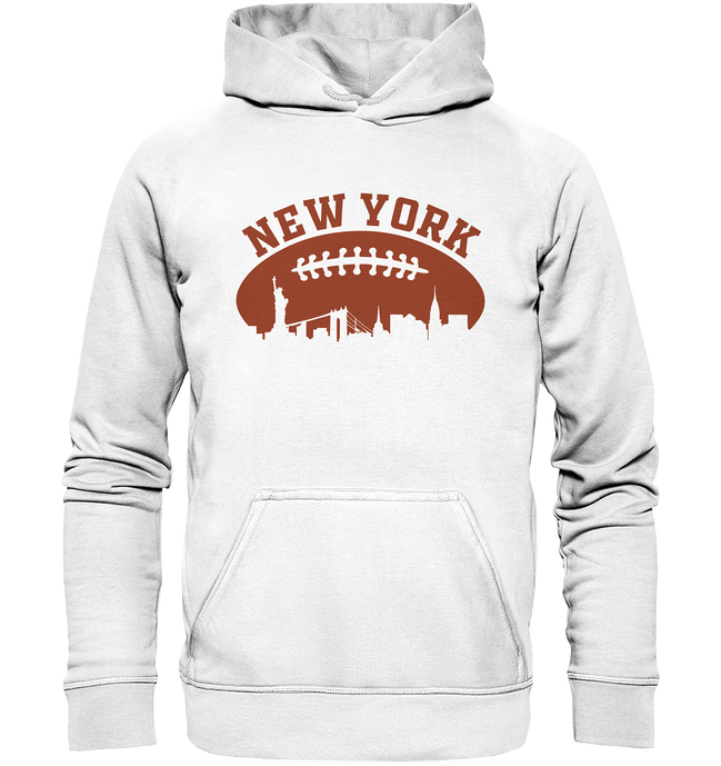 New York Football Silhoutte  - Basic Unisex Hoodie