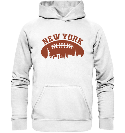 New York Football Silhoutte  - Basic Unisex Hoodie