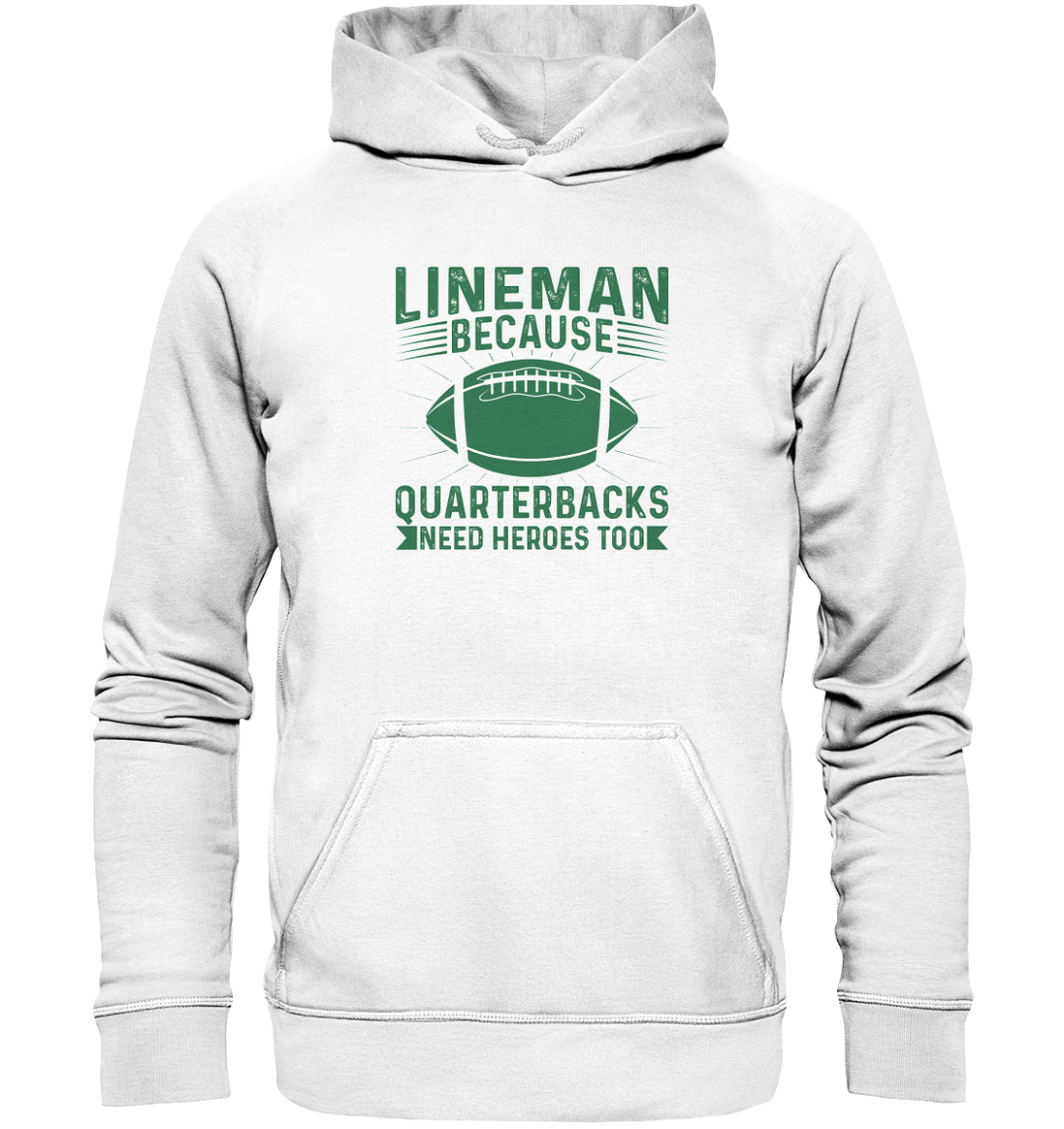 Lineman Heroes Green - Basic Unisex Hoodie