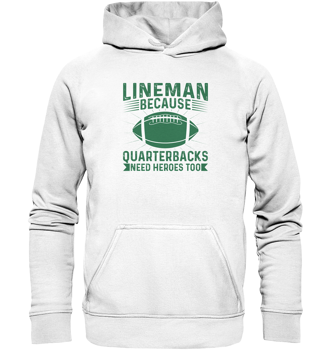 Lineman Heroes Green - Basic Unisex Hoodie