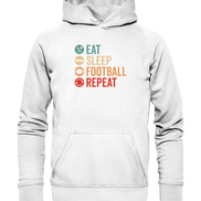 Eat Sleep Football Repeat - Basic Unisex Hoodie