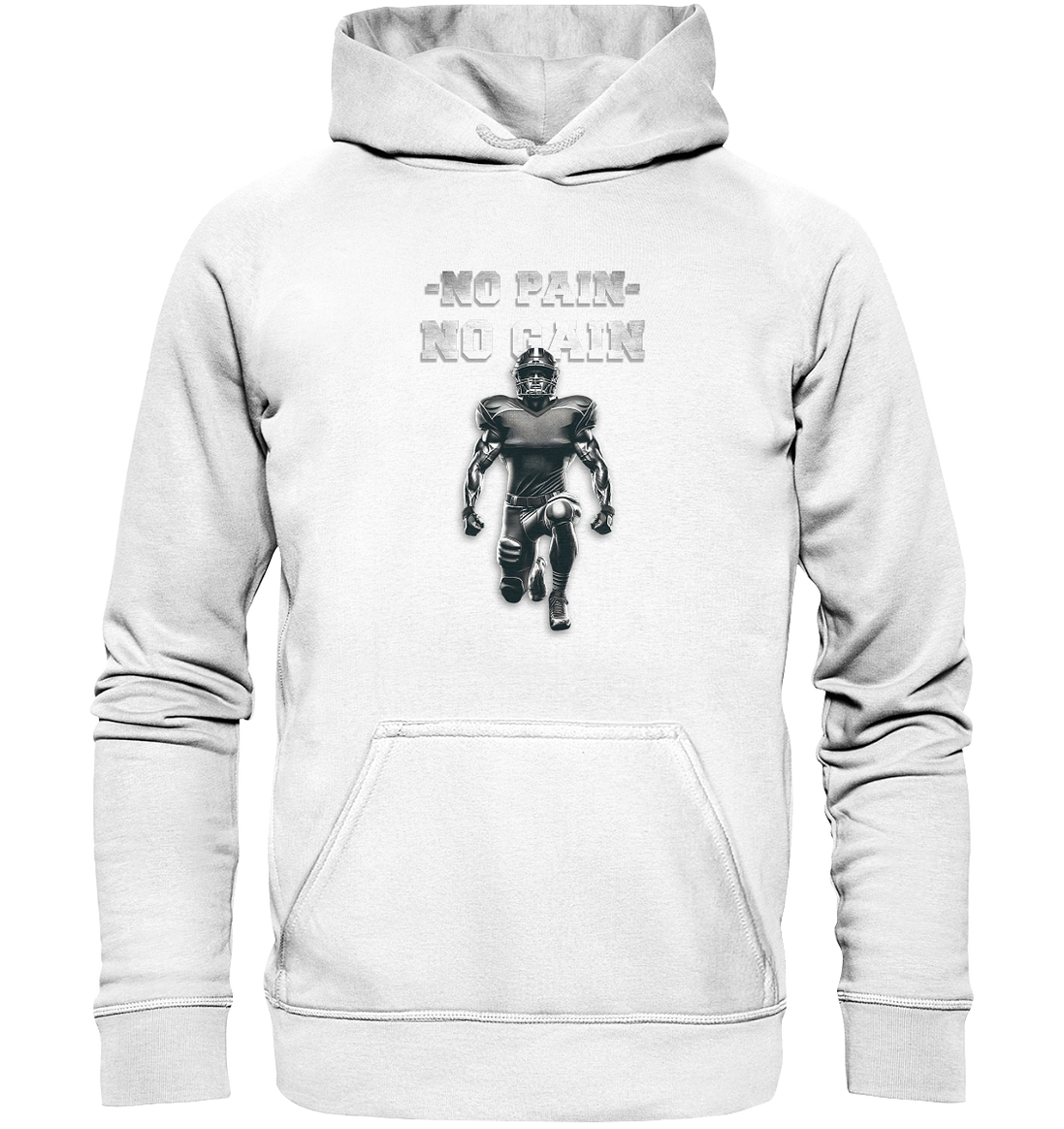 No Pain No Gain Metal - Basic Unisex Hoodie